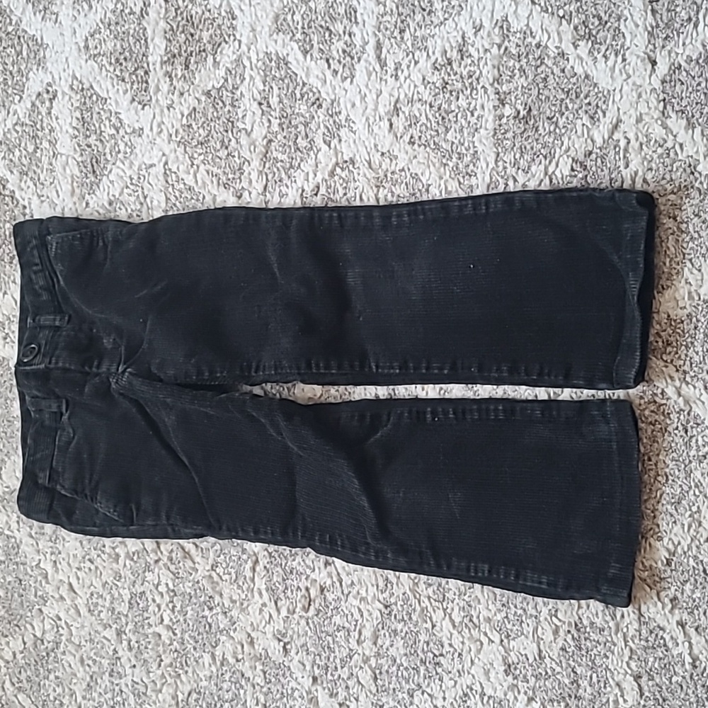 4 for $28 - Ralph Lauren Toddler 3T Black Corduroy Pants with Adjustable Waist